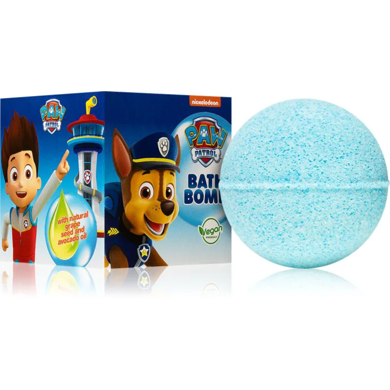 Nickelodeon Paw Patrol Bath Bomb βόμβα μπάνιου για παιδιά Blackberry - Chase 165 γρ