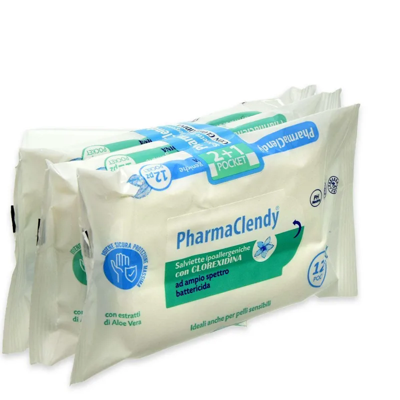 Clendy wrapped wipes antibacterial 3 packs