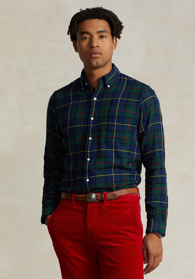 Polo Ralph Lauren Πουκάμισο της σειράς Check - 710922250 001 Green/Navy Multi