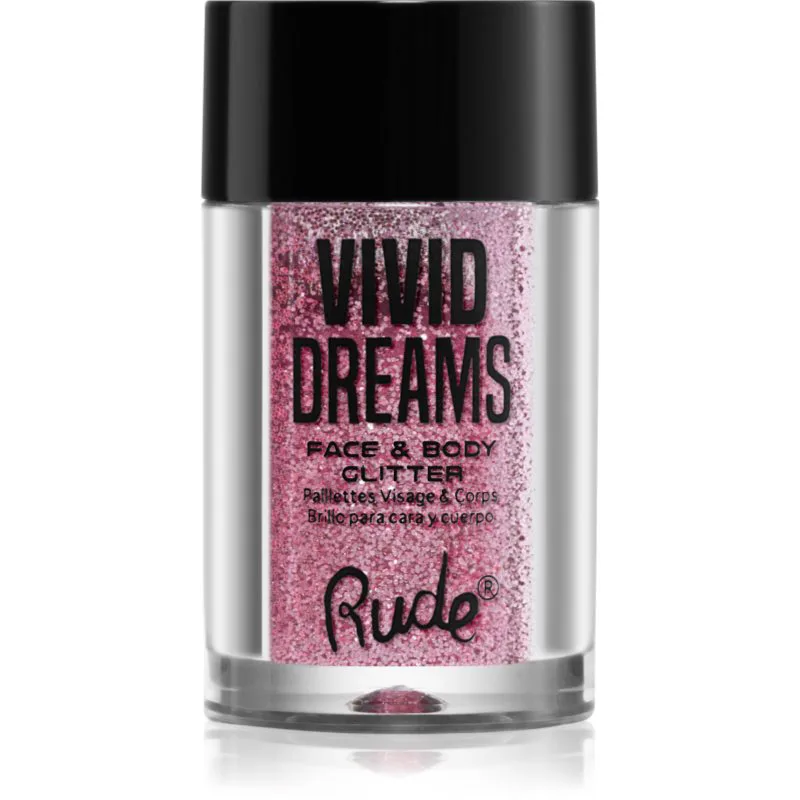 Rude Cosmetics Vivid Dreams Γκλίτερ για το σώμα και το πρόσωπο απόχρωση Daydream 2.7 γρ