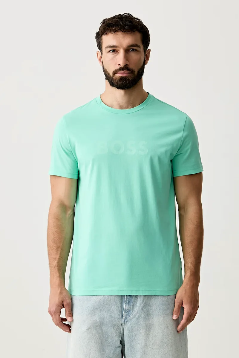 BOSS ανδρικός βαμβακερός T-Shirt RN