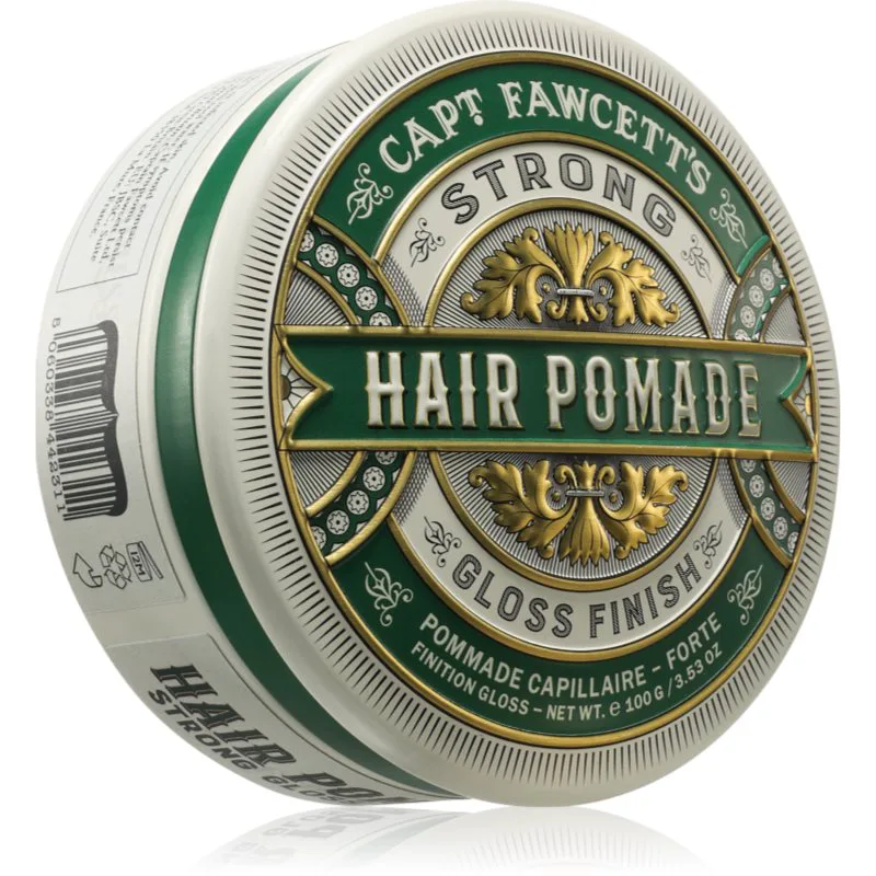 Captain Fawcett Hair Pomade Strong Gloss Finish Πομάδα μαλλιών για άντρες 100 γρ