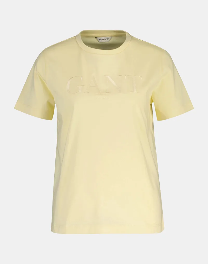 GANT ΜΠΛΟΥΖΑ ΚΜ REG TONAL GRAPHIC SS T-SHIRT 3GW4200502-713 LightYellow