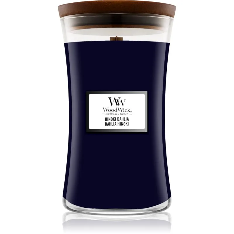 Woodwick Hinoki Dahlia αρωματικό κερί 610 γρ