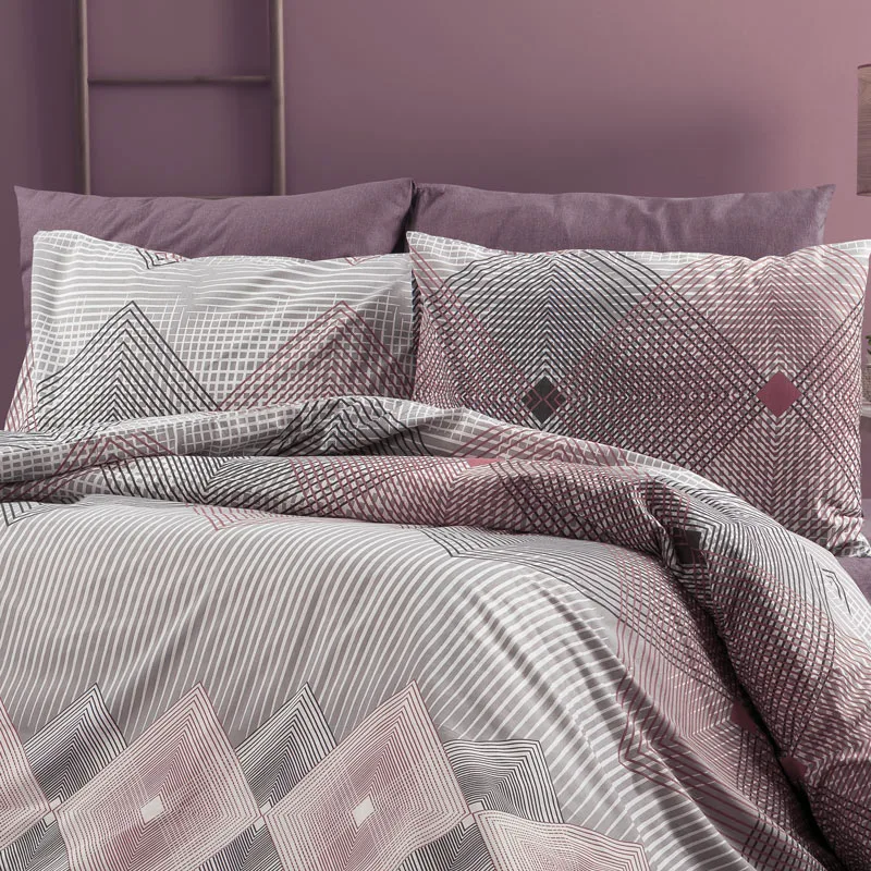Μαξιλαροθήκη 50x70 Dimcol Kallirrhoe 606 Burgundy