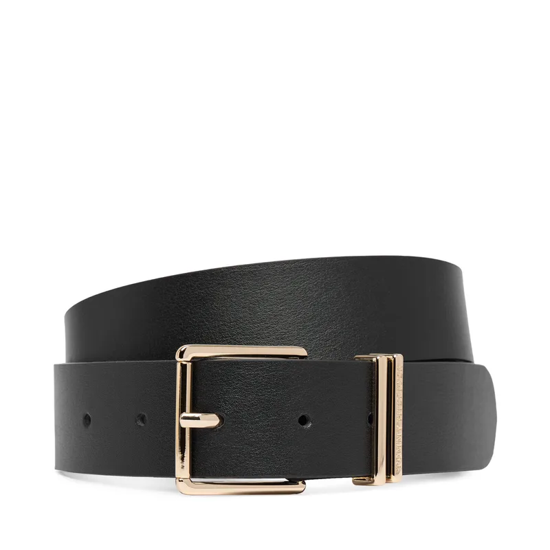 Ζώνη Tommy Hilfiger Th Square 3.5 AW0AW18919 Μαύρο