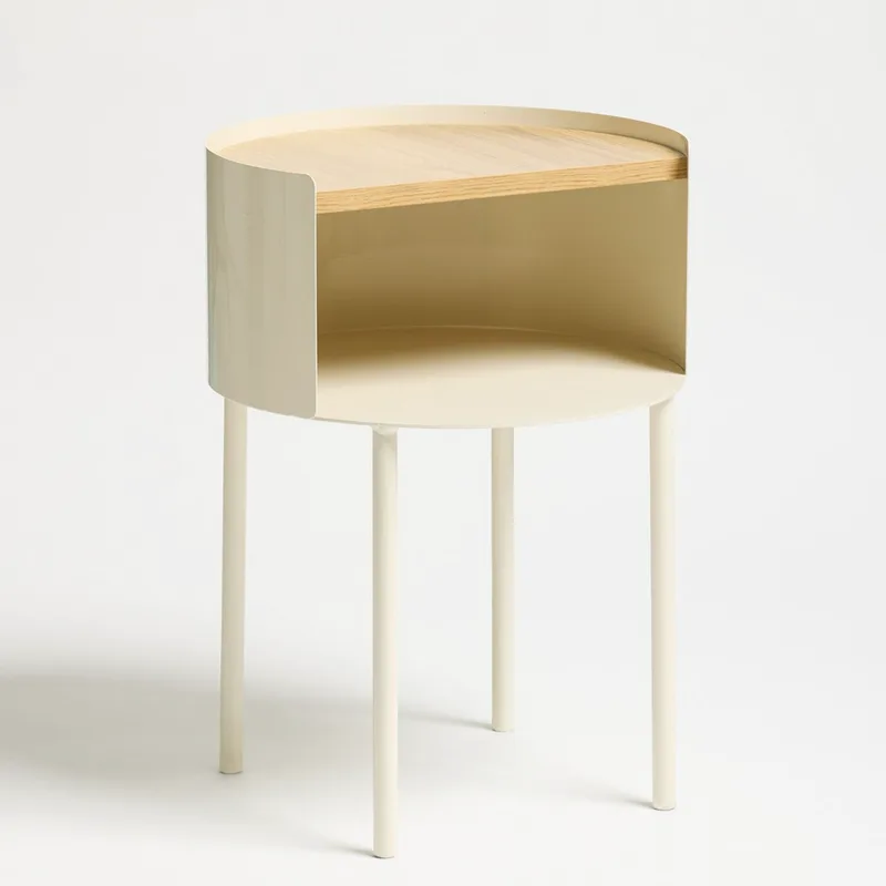 Βοηθητικό Τραπεζάκι Espen - Cream 438Ctf1103 (40x56x40 cm)