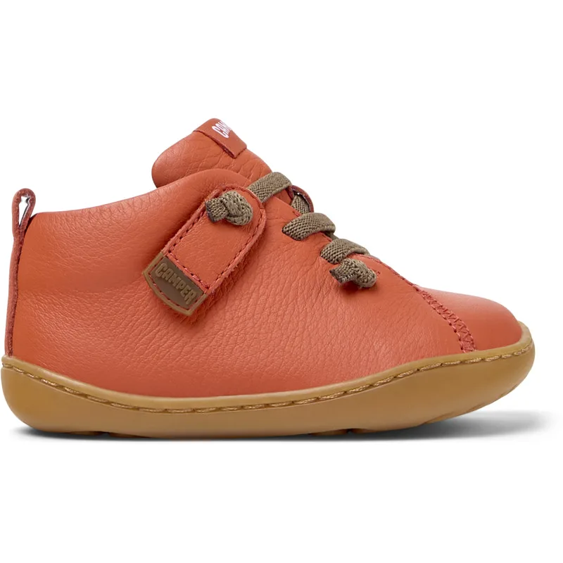 CAMPER Peu - Smart casual παπουτσια Για Firstwalkers - Πορτοκαλί, Μέγεθος 26, Smooth leather
