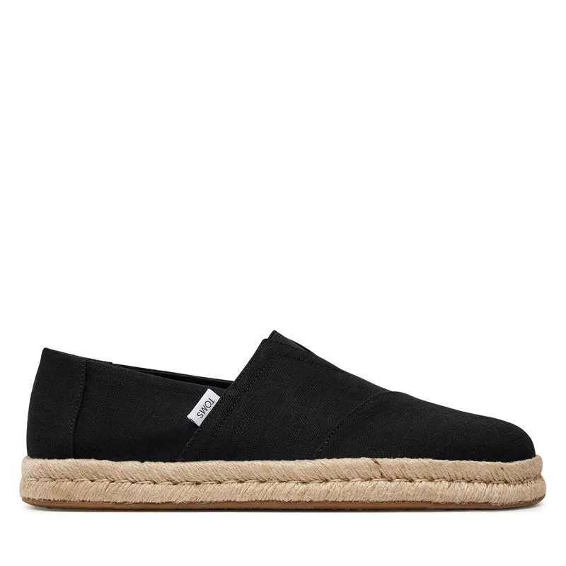 Εσπαντρίγιες Toms Alpargata Rope 2.0 10019875 Μαύρο