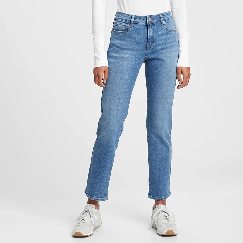 Παντελόνια GAP Denim Pants Straight - Mid Rise Medium Masco W29