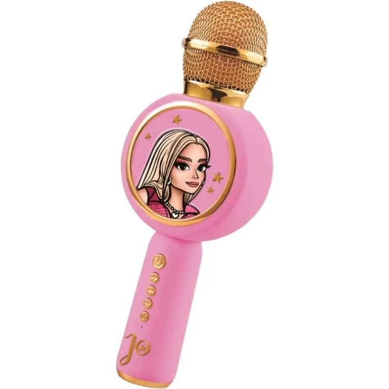 Παιδικό Μικρόφωνο Karaoke Kiddoboo KidsVoice Josephine Ασύρματο Bluetooth με Ηχείο / Φωτισμό RGB LED & Εφέ Φωνής - Ροζ (KBX6PNK)