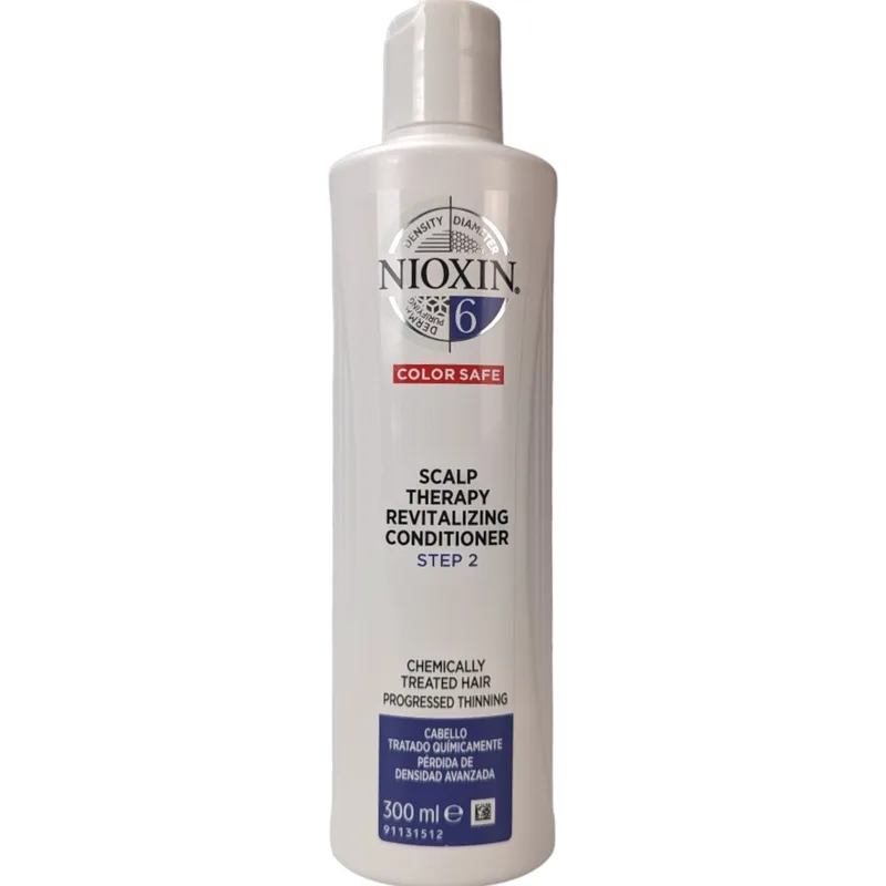 Nioxin Scalp Therapy Conditioner System 6 Μαλακτική Κρέμα για Μαλλιά με Χημικές Εργασίες & Προχωρημένη Αραίωση 300ml