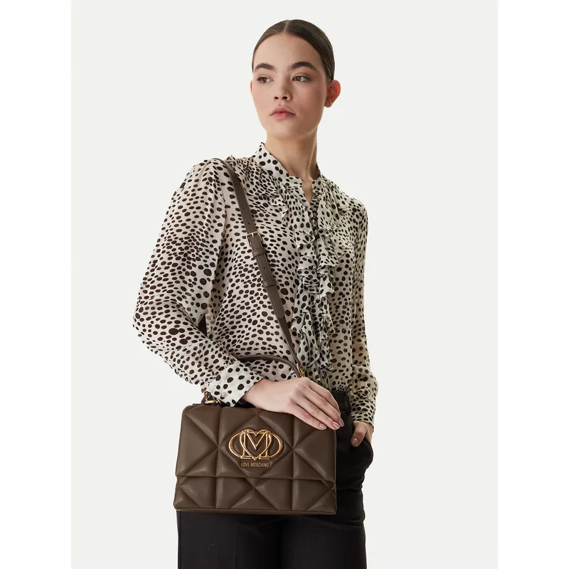 Τσάντα LOVE MOSCHINO JC4112PP1OLC0203 Καφέ
