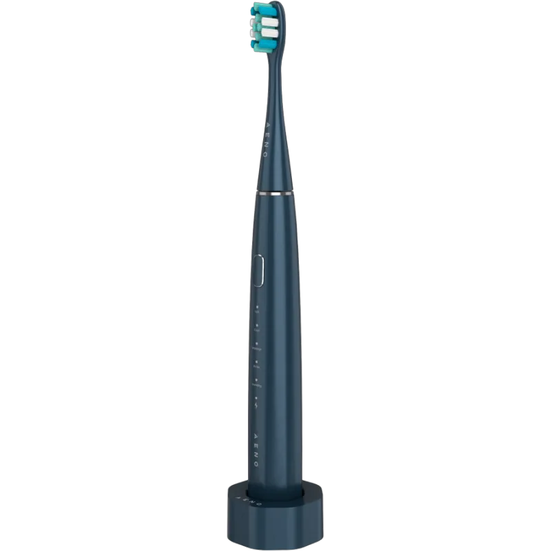 Ηλεκτρική οδοντόβουρτσα AENO ADB0010N, 5W, DuPont™, χρονοδιακόπτης, 5 λειτουργίες, 90 ημέρες με μία φόρτιση, Μπλε
