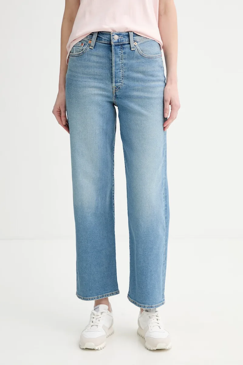 Τζιν παντελόνι Levi's RIBCAGE STRAIGHT ANKLE
