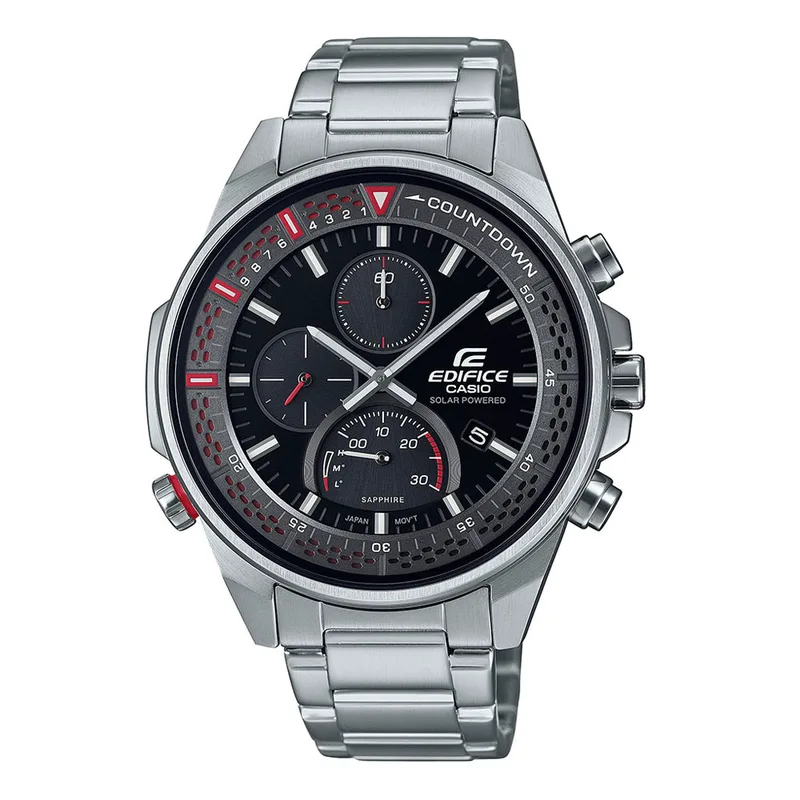 CASIO Edifice Solar Stainless Steel Chronograph EFS-S590D-1AVUEF