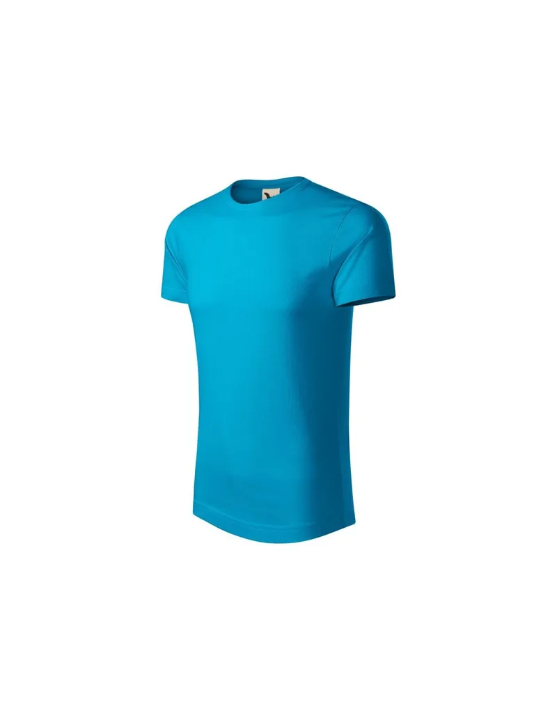 Malfini Ανδρικό Διαφημιστικό T-shirt Κοντομάνικο σε Τιρκουάζ Χρώμα MLI-17144