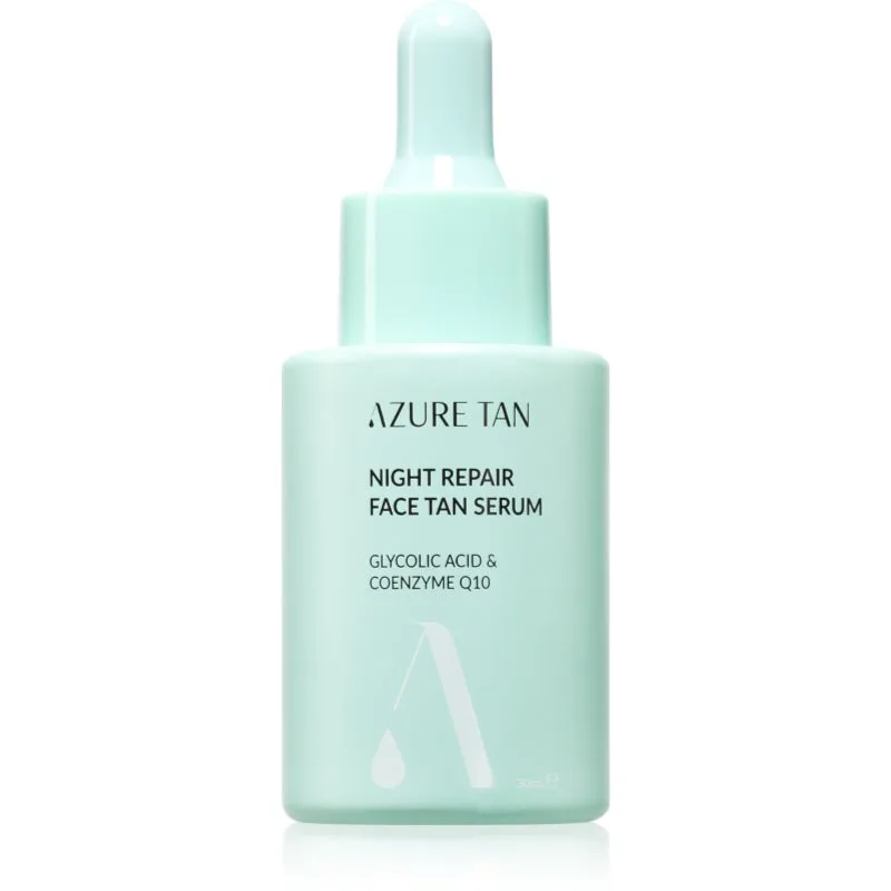 Azure Tan Night Repair ορός αυτομαυρίσματος για πρόσωπο νύχτας 30 ml