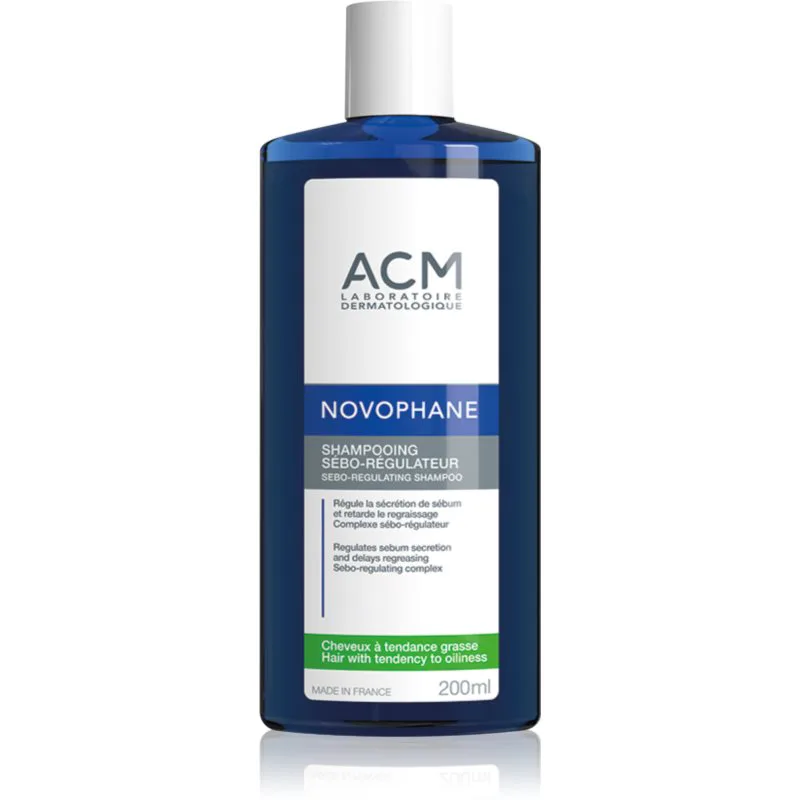 ACM Novophane σαμπουάν για λιπαρά μαλλιά και το δέρμα της κεφαλής 200 ml