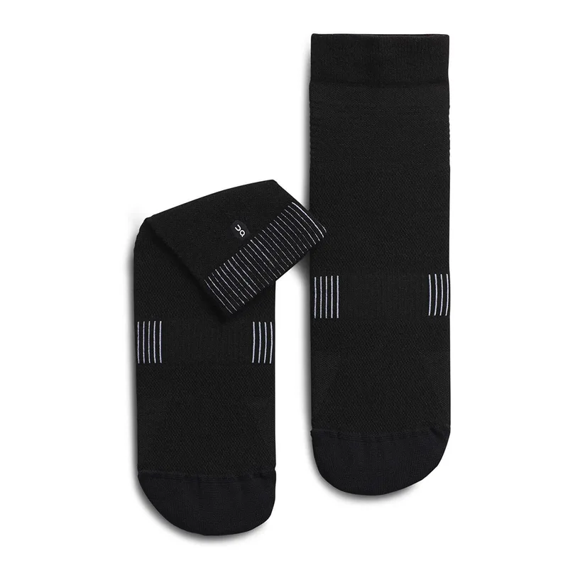 On Ultralight Mid Sock Black/ White 42-43