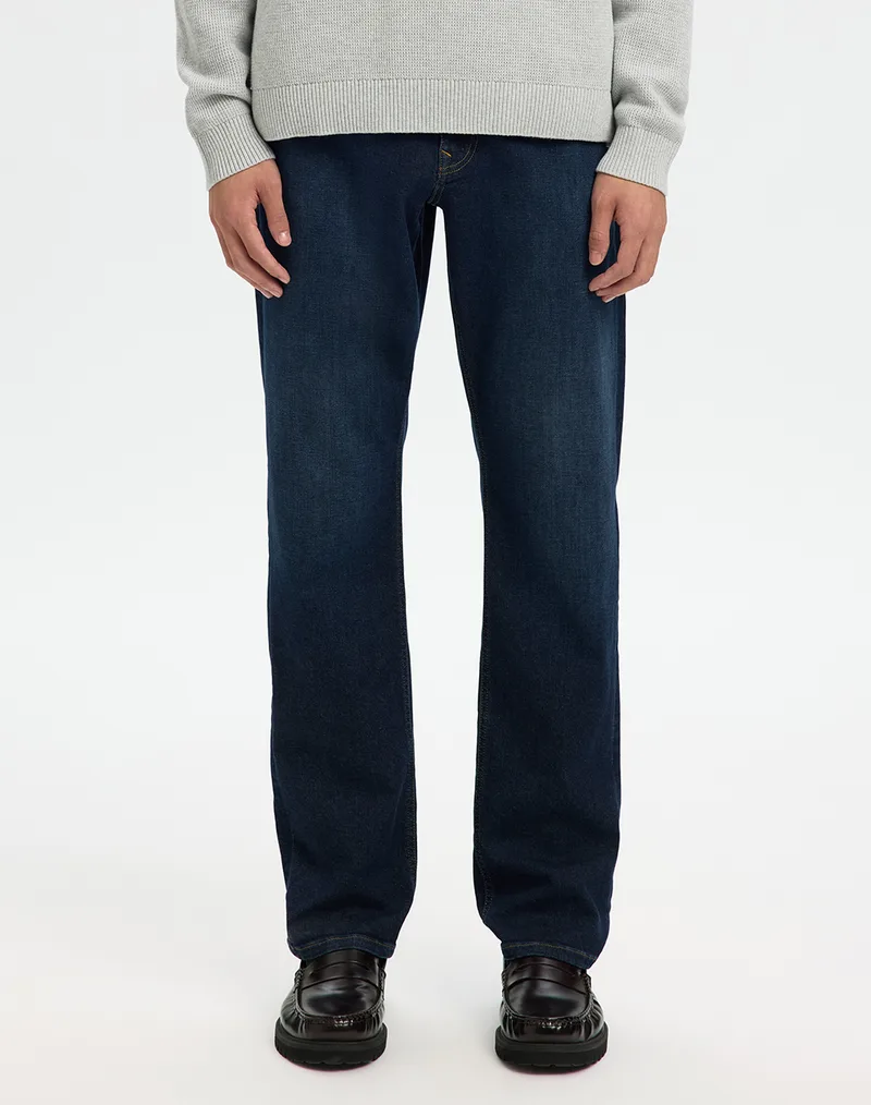 SELECTED SLM196-STRAIGHT CLEO FLEX DB 615 JNS NOS 16101116-Dark Blue Denim DenimDarkBlue