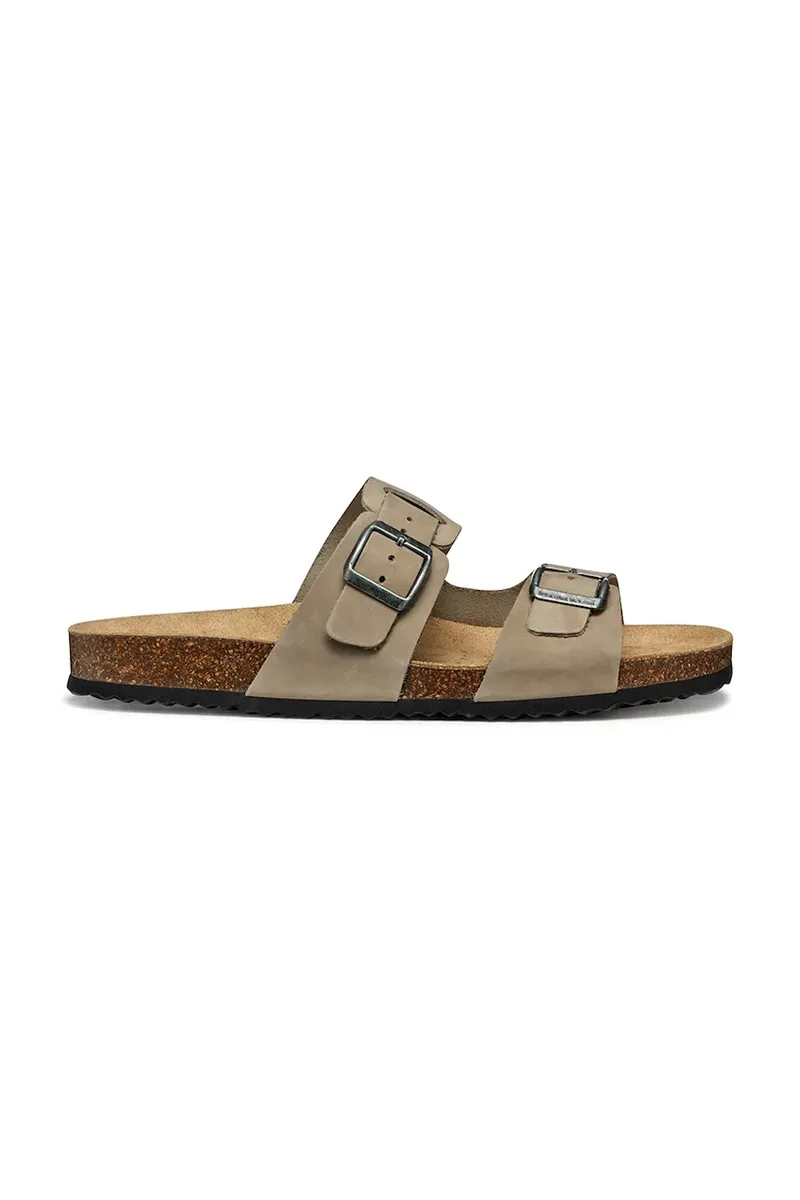 Παντόφλες σουέτ Geox U SANDAL GHITA