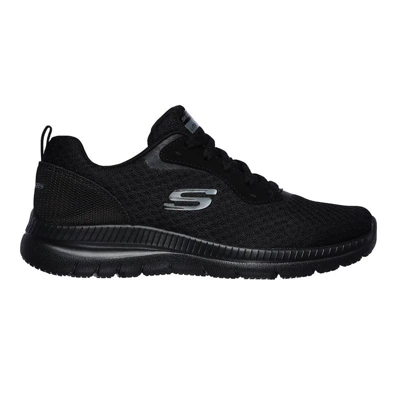 Γυναικεία Ανατομικά Sneakers Skechers Lace Up Memory Foam 12606 BBK Μαύρο
