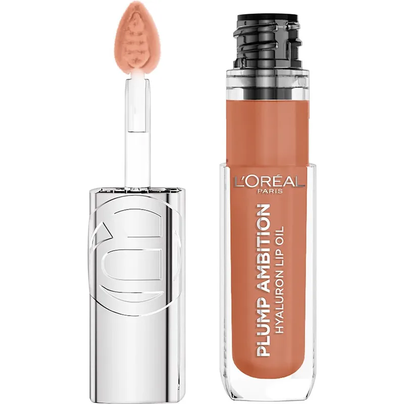 L'Oreal Paris Plump Ambition Hyaluron Lip Oil Ενυδατικό Λάδι Όγκου Χειλιών με Υαλουρονικό Οξύ 24ωρης Διάρκειας 5ml - 641 Latte Glace