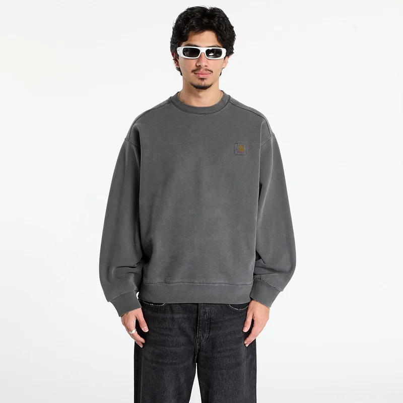 Φούτερ Carhartt WIP Vista Sweat UNISEX Black Garment Dyed XS