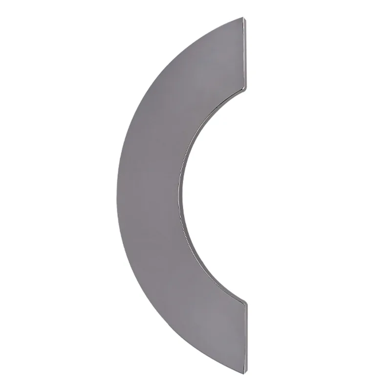 Λαβές Εξώθυρας Ζωγομετάλ 390 Graphite Smoked (Ολικό 25.5cm με 13.7cm Κέντρα Βίδας)
