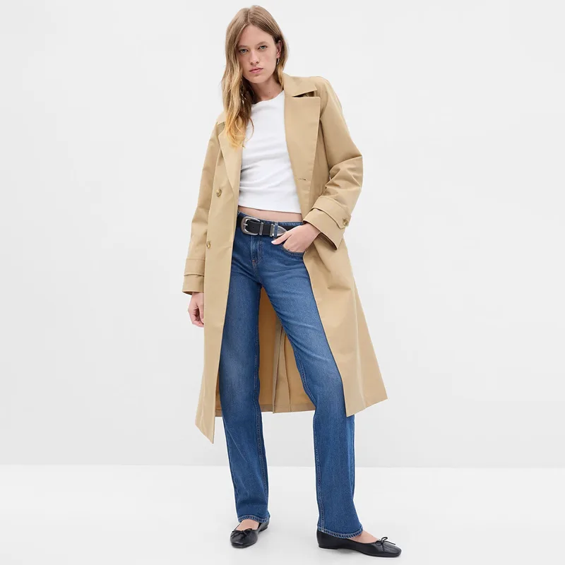 Παλτό GAP Icon Trench Coat Khaki XL