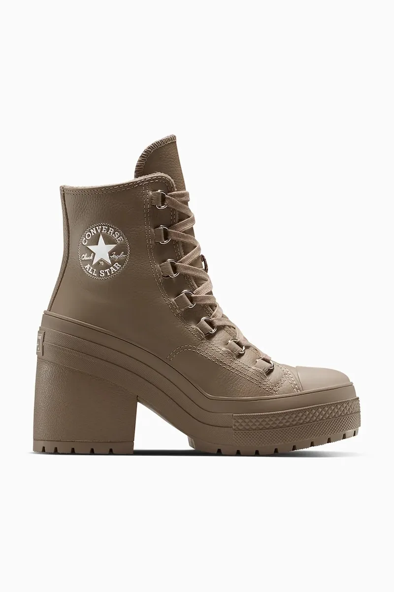 Δερμάτινες μπότες Converse Chuck 70 De Luxe Heel