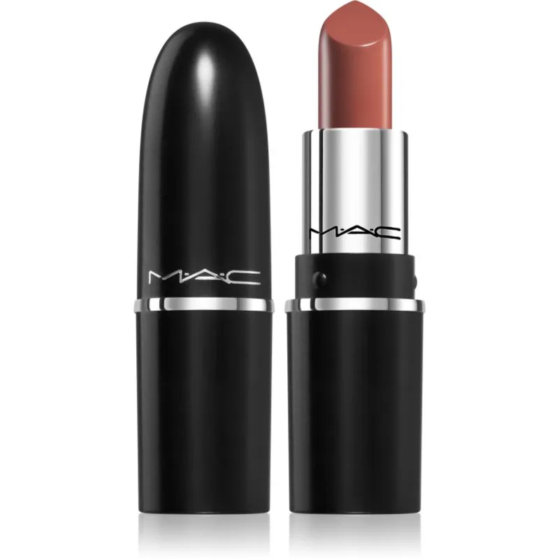 MAC Cosmetics MACximal Mini Silky Matte Lipstick ματ κραγιόν απόχρωση Warm Teddy 1.7 γρ