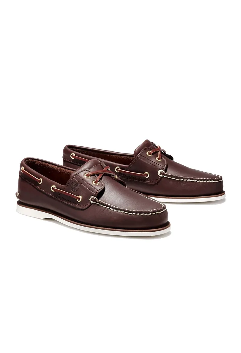 ΑΝΔΡΙΚΑ ΠΑΠΟΥΤΣΙΑ TIMBERLAND ΚΛΑΣΣΙΚΑ ΔΕΡΜΑΤΙΝΑ BOAT ΚΑΦΕ