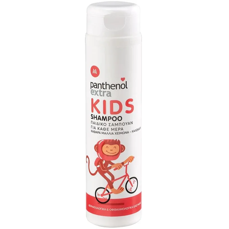 Panthenol Extra Kids Shampoo Παιδικό Αντιφθειρικό Σαμπουάν για Ψείρες & Κόνιδες με Άρωμα Φράουλας 300ml