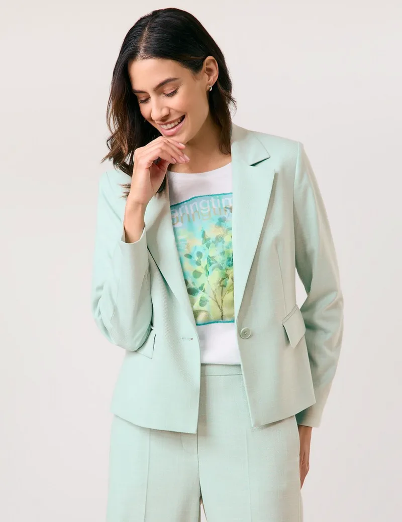 Gerry Weber Γυναικείο Σακάκι Figure-Skimming Με Γιακά Και Τσέπες