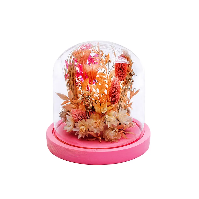 Dry Flowers Baby Ροζ Essential 12x12cm