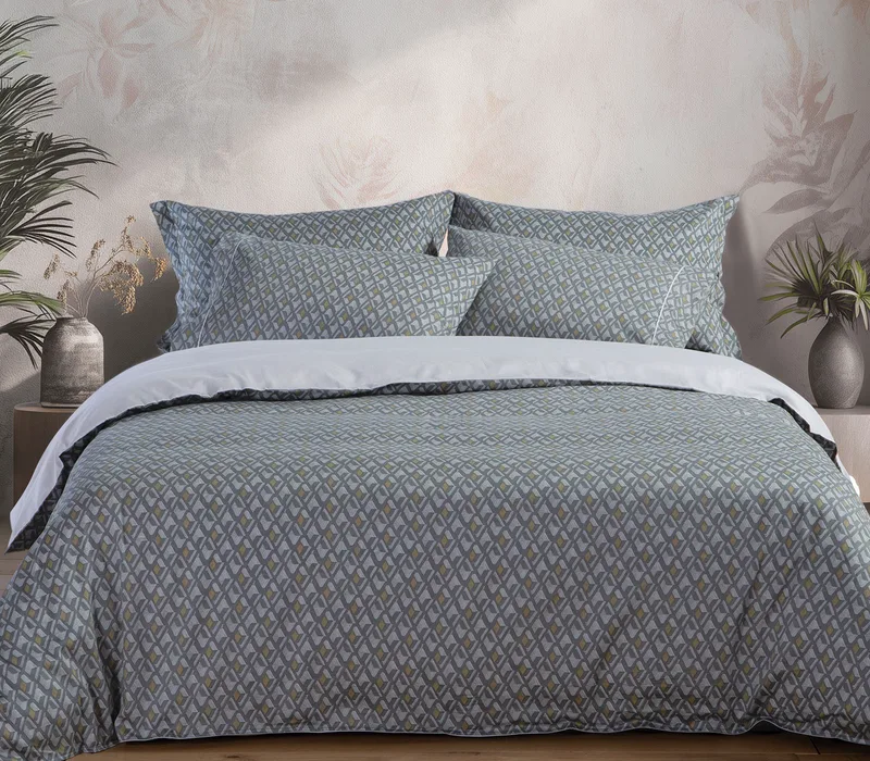 Σετ Σεντόνια King Size 4 Τεμαχίων Nef-Nef Dominat Silver Grey 270x280