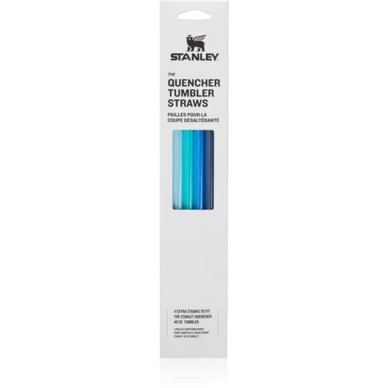 Stanley The Quencher Tumbler Straws ανταλλακτικά καλαμάκια 1180 ml Blue 4 τμχ