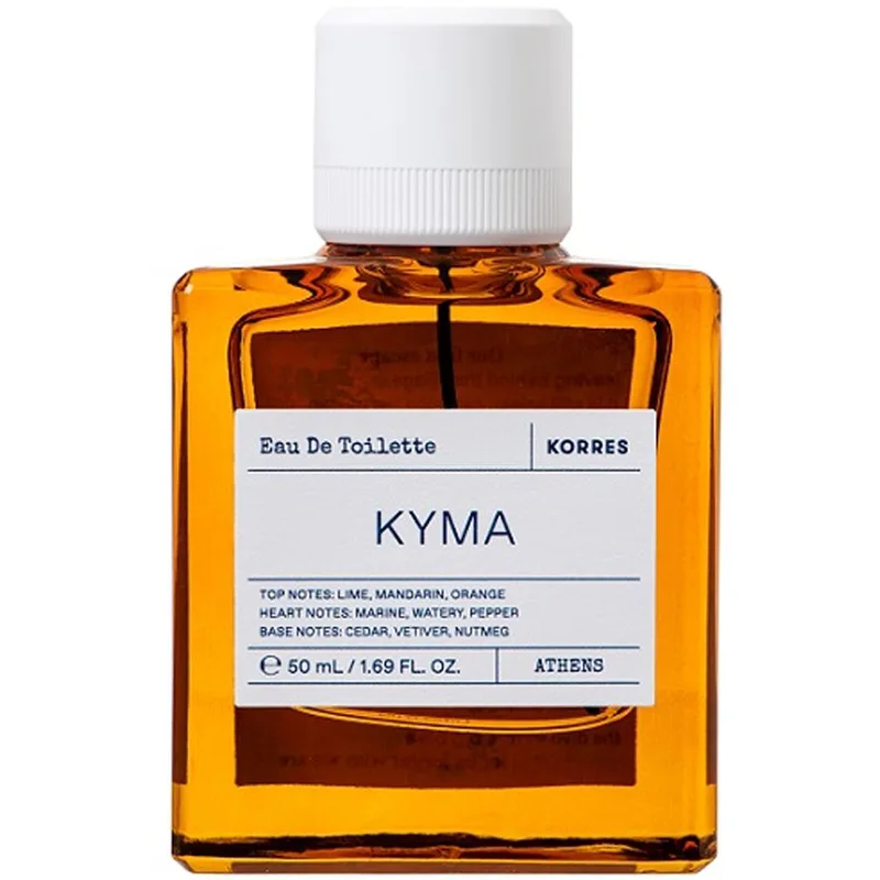 Korres Kyma Eau De Toilette Ανδρικό Άρωμα με Νότες Lime, Μανταρίνι & Πορτοκάλι 50ml