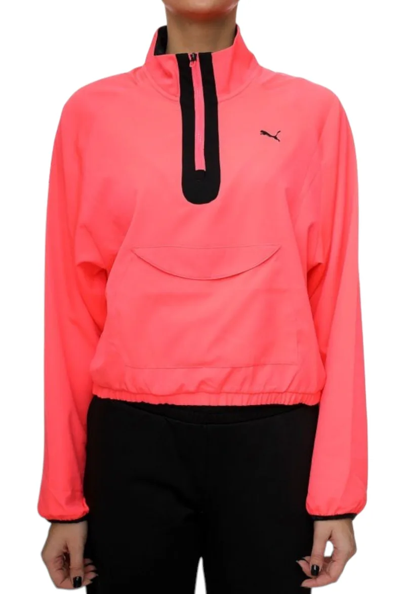 Μπλούζα Μακρυμάνικη Puma Hypernatural Woven 1/2 Zip 525789-16 Γυναικείο