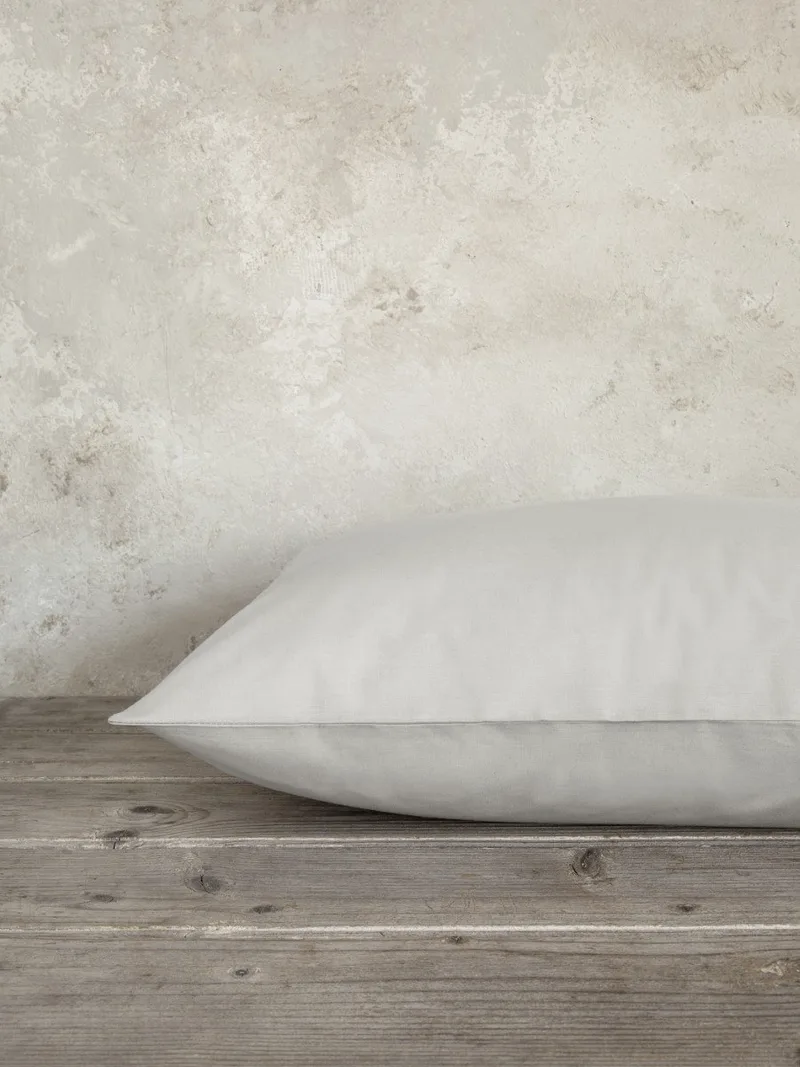 Σετ Μαξιλαροθήκες 2 Τεμαχίων Nima Unicolors Oat Μπεζ 52x72