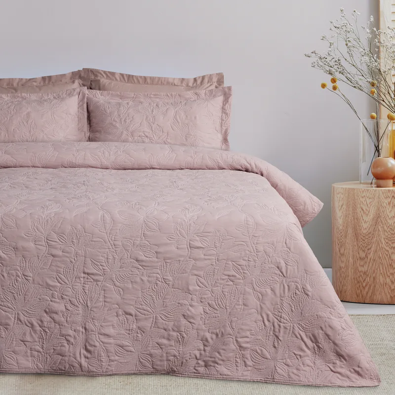 Κουβερλί Microfiber King 240x250εκ. Happy 9660 Nude Das Home (Ύφασμα: Microfiber, Χρώμα: Nude, Μέγεθος: King Size) - Das Home - 402080309660