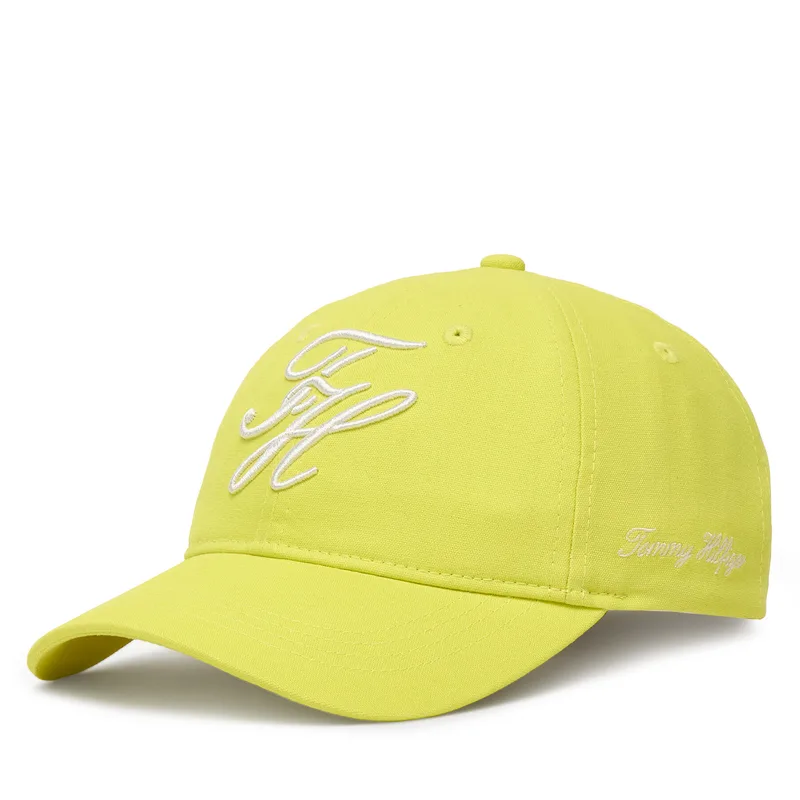 Καπέλο Jockey Tommy Hilfiger Logo Embroidery Baseball Cap AW0AW18338 Πράσινο