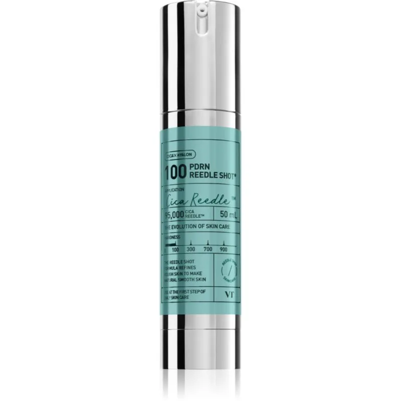 VT Cosmetics PDRN Reedle Shot 100 συσφικτικός ορός προσώπου για λαμπρότητα και ενυδάτωση 50 ml