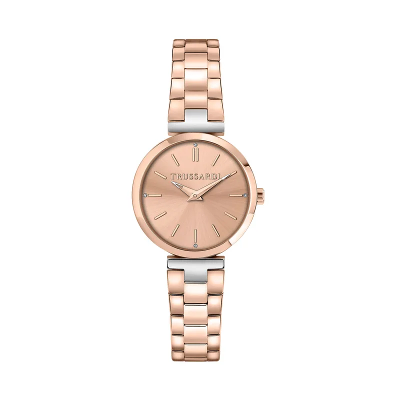 Ρολόι Trussardi R2453164506 Ροζ χρυσό