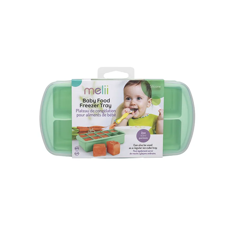 Melii Silicone Baby Food Freezer Tray (Mint)