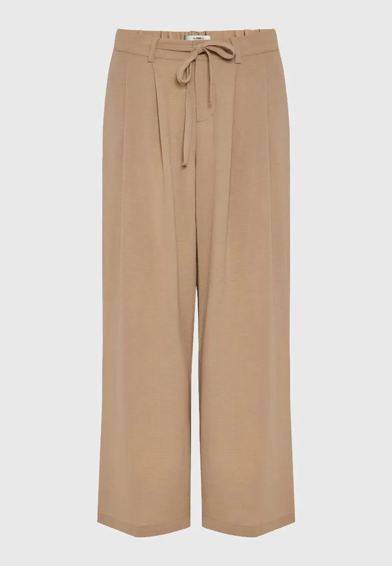 Funky Buddha Γυναικεία Παντελόνα Relaxed Fit FBL013-122-02 Μπέζ