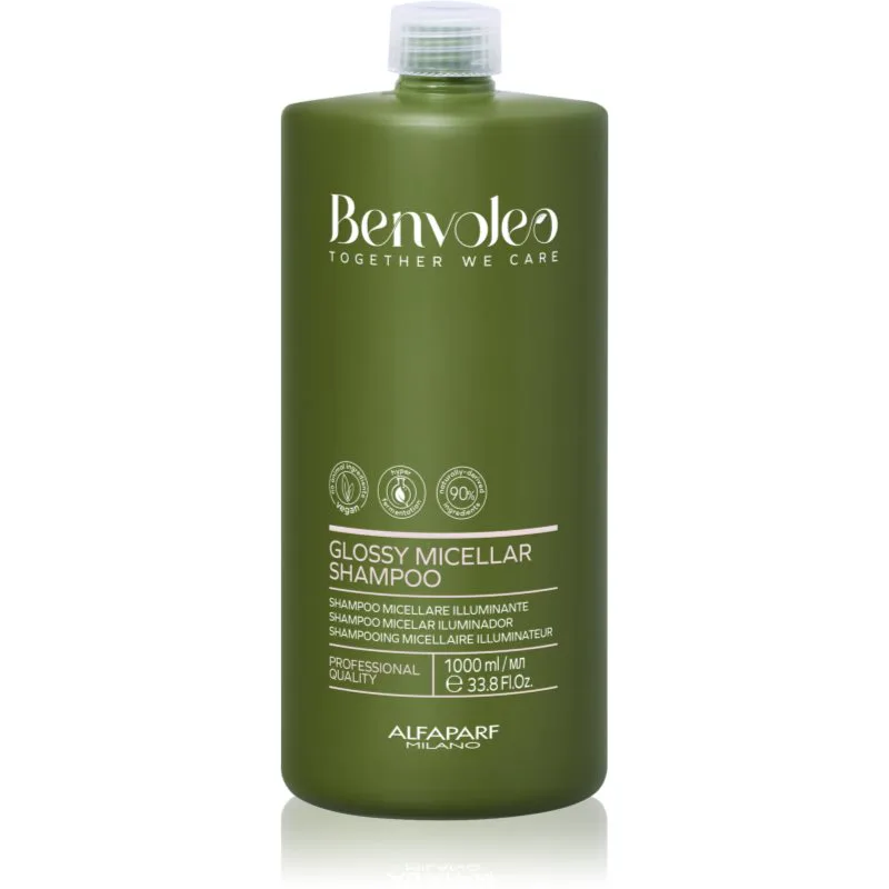 Alfaparf Milano Benvoleo Glossy μικυλλιακό σαμπουάν για καθημερινή χρήση 1000 ml