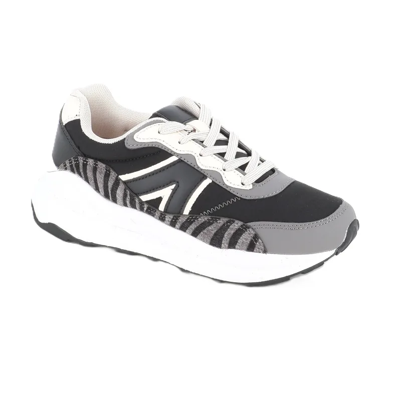 24095/1 ΓΥΝΑΙΚΕΙΟ ΥΠΟΔΗΜΑ SNEAKER, ΜΑΥΡΟ